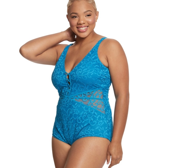 ⚡️⚡️FLASH SALE!!!GOTTEX Shalimar V-Neck One Piece Swimsuit. - Picture 4 of 7